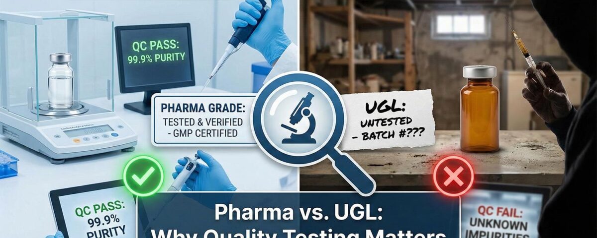 Pharma Grade vs. UGL: Why Quality Testing Matters