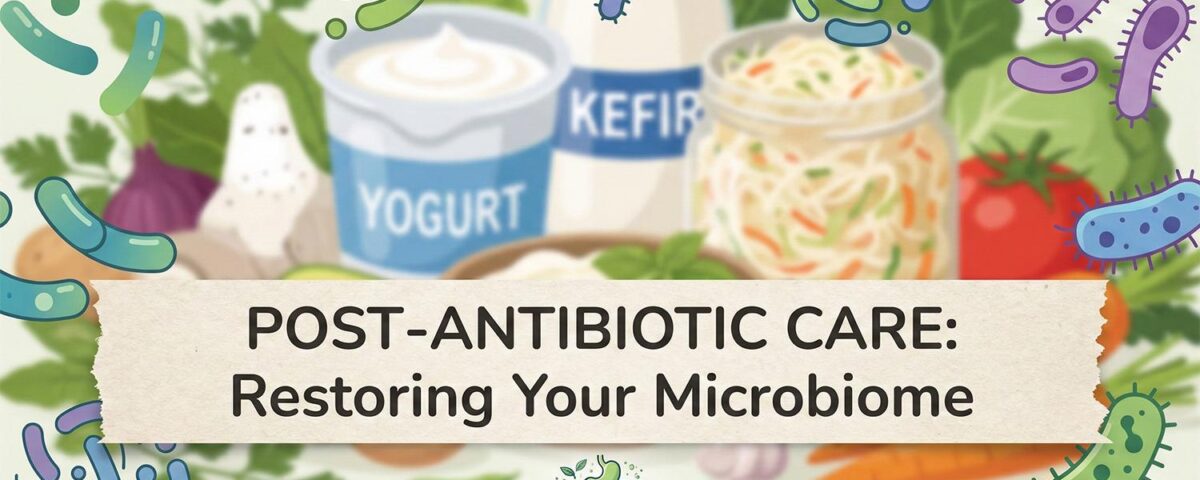 Post-Antibiotic Care: Restoring Your Microbiome