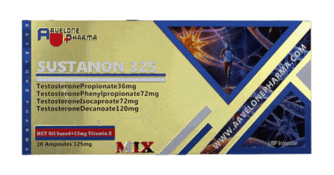 SUSTANON 325 including Testosterone Decanoate, Testosterone Propionate, Testosterone Phenylpropionate, and Testosterone Isocaproate Injection Steroid