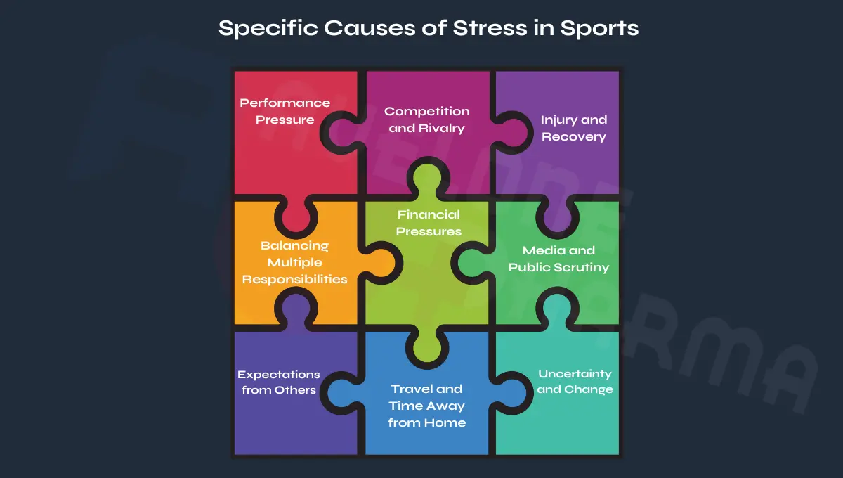 10 causes of stress in sports