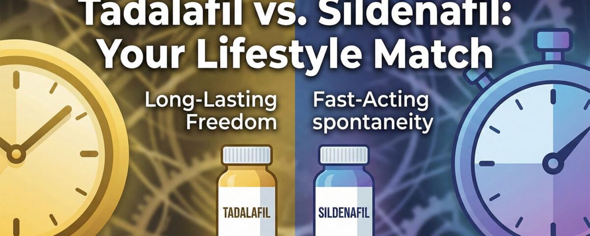 Tadalafil vs. Sildenafil: Which PDE5 Inhibitor Suits Your Lifestyle?