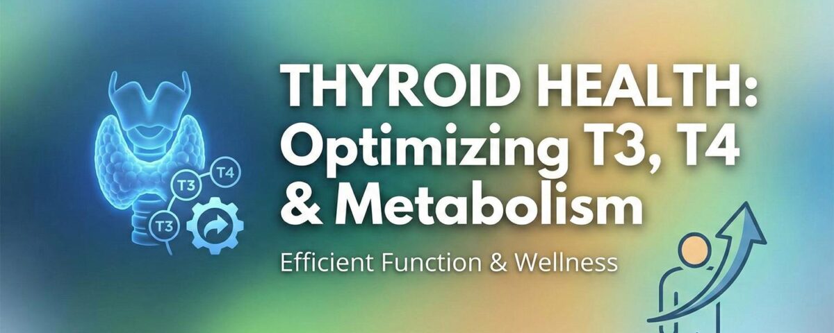 Thyroid Health: Optimizing T3 and T4 for Metabolic Efficiency