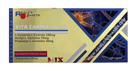 VITA CARNITOR 205 (L-Carnitine L-Tartrate) Anabolic Steroid Injection