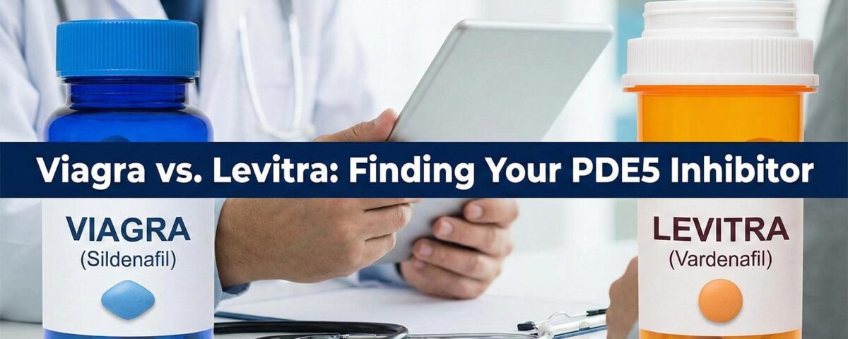 Viagra vs. Levitra: Finding the Right PDE5 Inhibitor for You