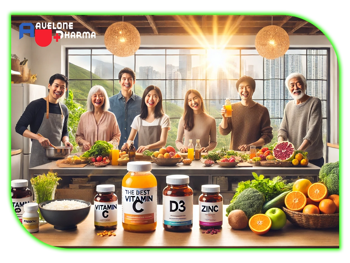 Vitamins for immune system for adults, kids and teenagers